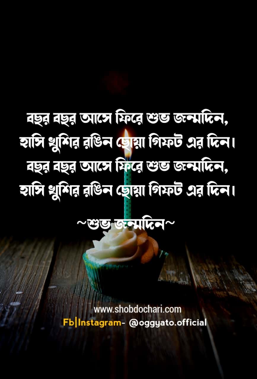 Happy birthday wishes in Bangla