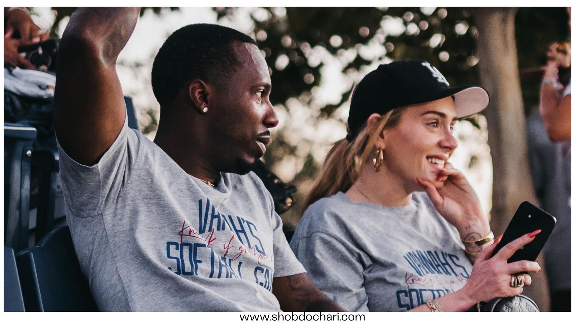 Adele with her boyfriend Rich Pau