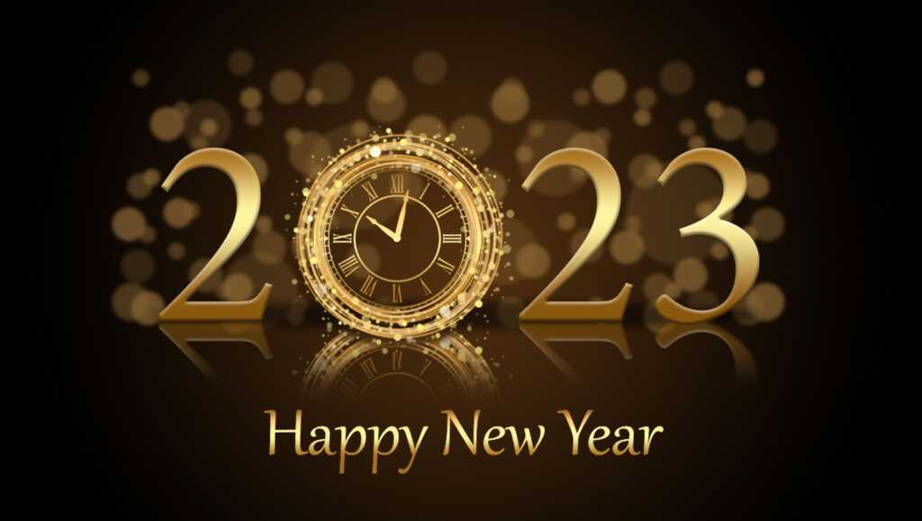 happy new year 2023 background hd