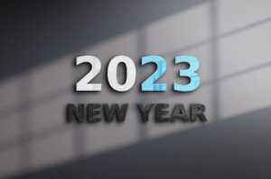happy new year 2023 background